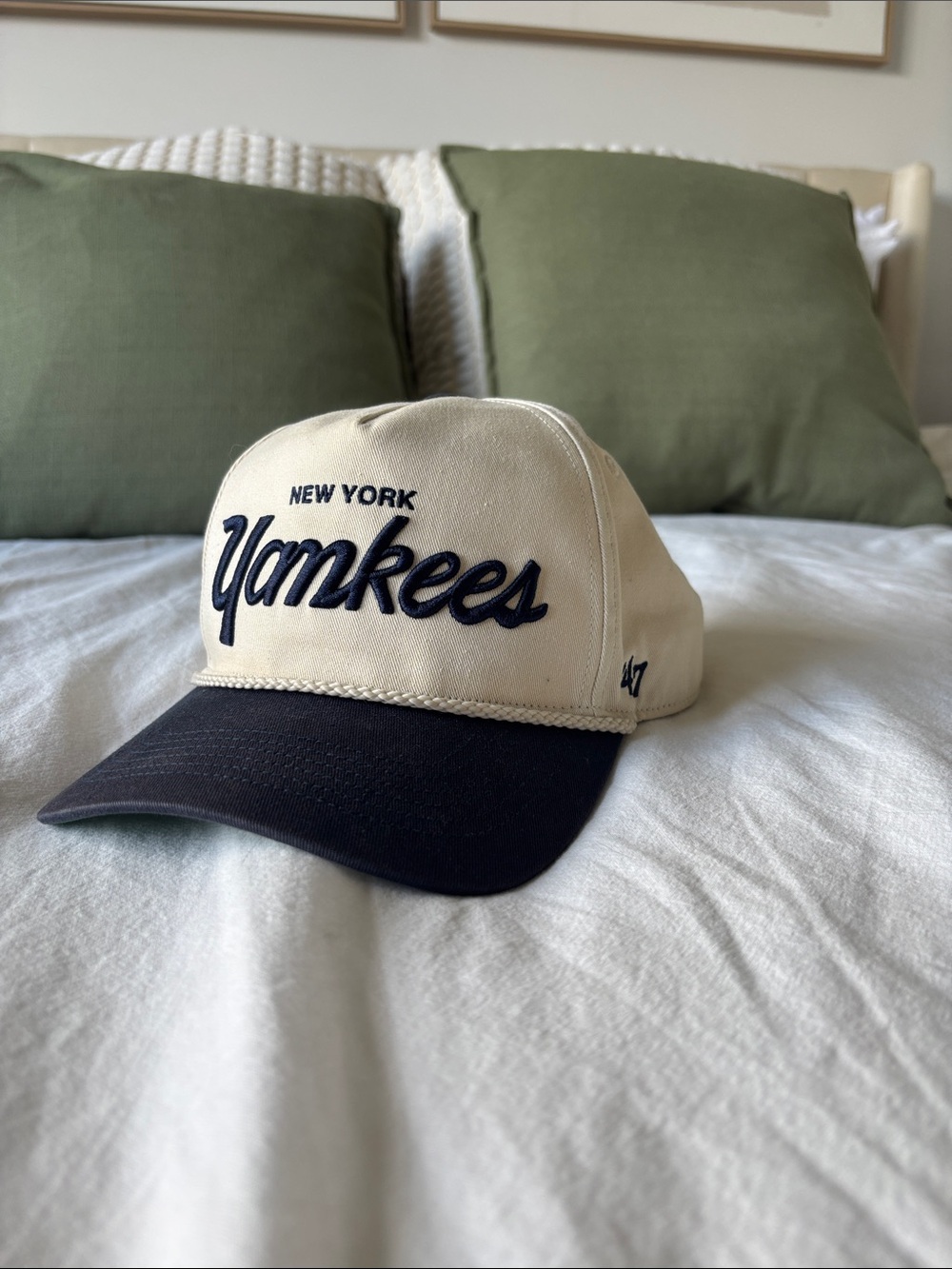 47 New York Yankees Two-Tone Cap - Cream & Navy